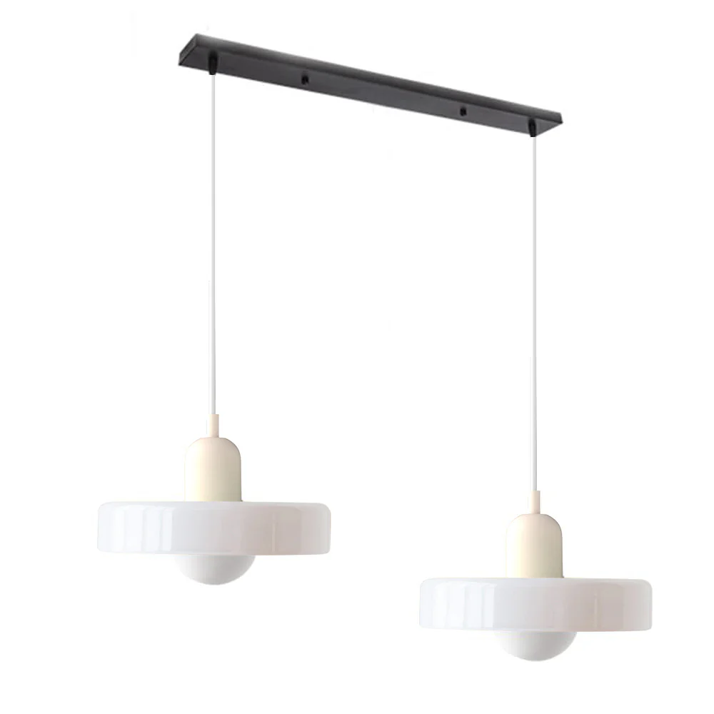 2 Heads Modern Bauhaus Glass Pendant Light - Image 41