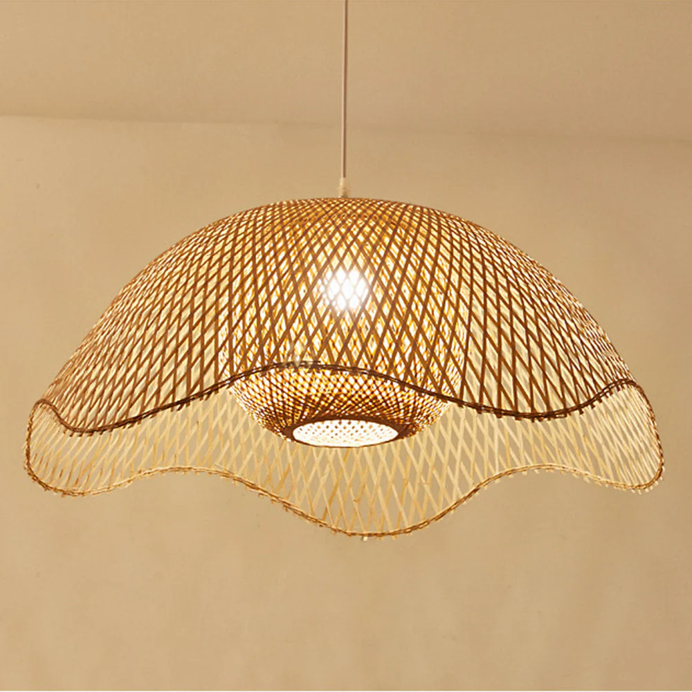 Bamboo Woven Hanging Lighting - Image 9