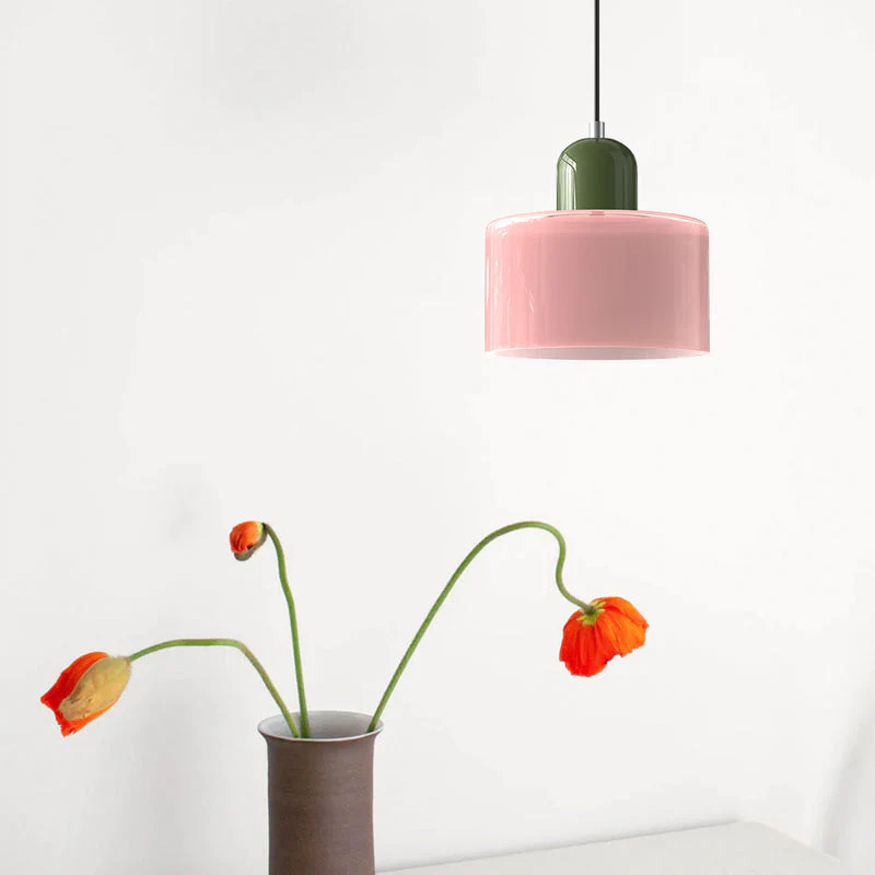 Modern Bauhaus Fresh Glass Pendant Light For Kitchen Island - Image 13
