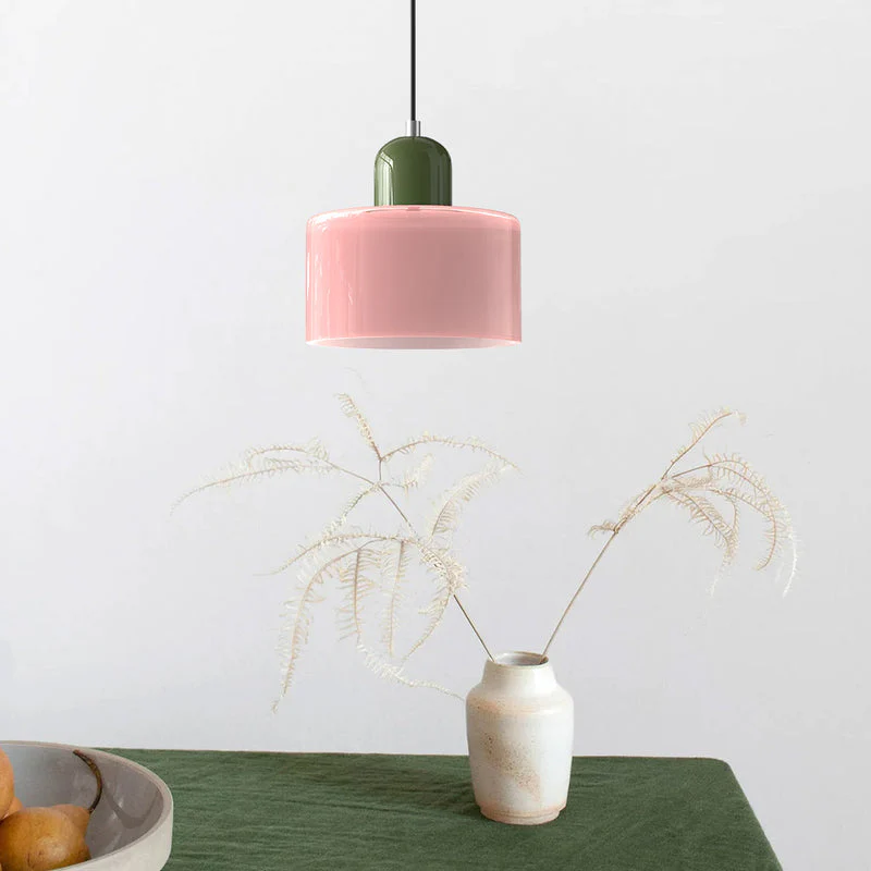 Modern Bauhaus Fresh Glass Pendant Light For Kitchen Island - Image 15