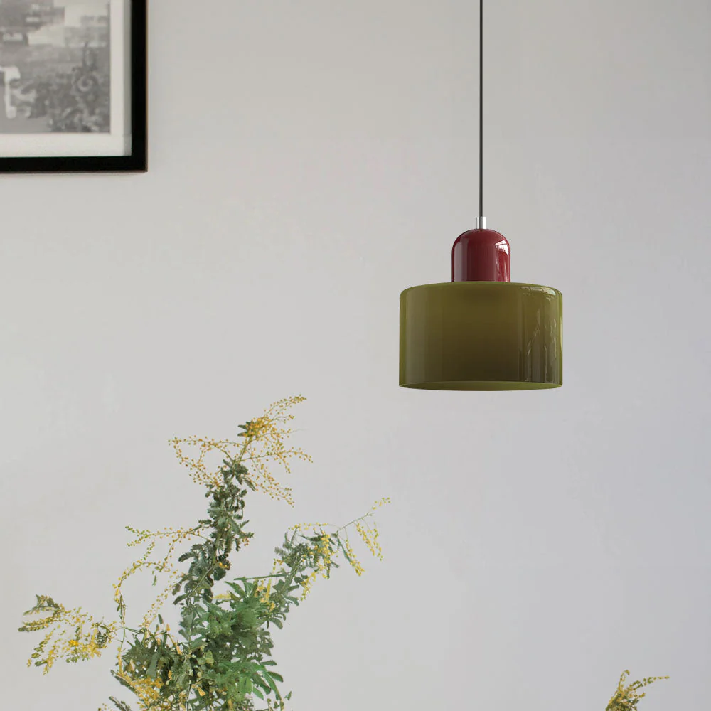 Modern Bauhaus Fresh Glass Pendant Light For Kitchen Island - Image 28
