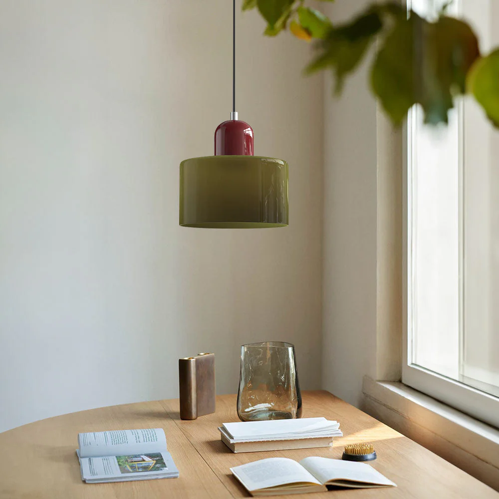 Modern Bauhaus Fresh Glass Pendant Light For Kitchen Island - Image 29