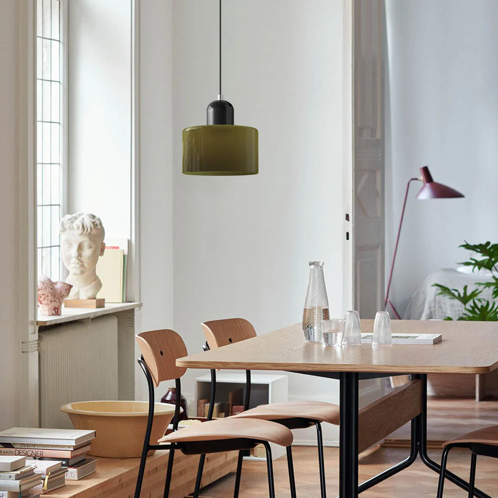 Modern Bauhaus Fresh Glass Pendant Light For Kitchen Island - Image 32