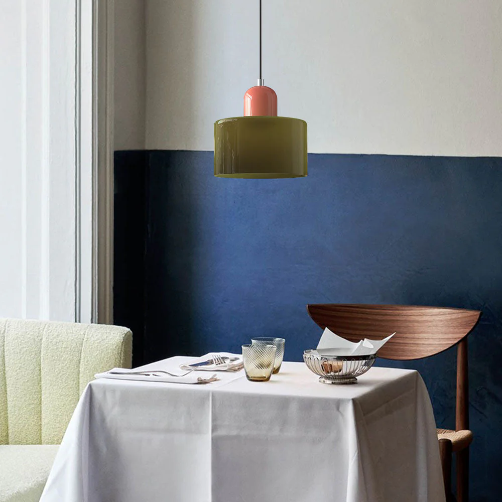 Modern Bauhaus Fresh Glass Pendant Light For Kitchen Island - Image 40