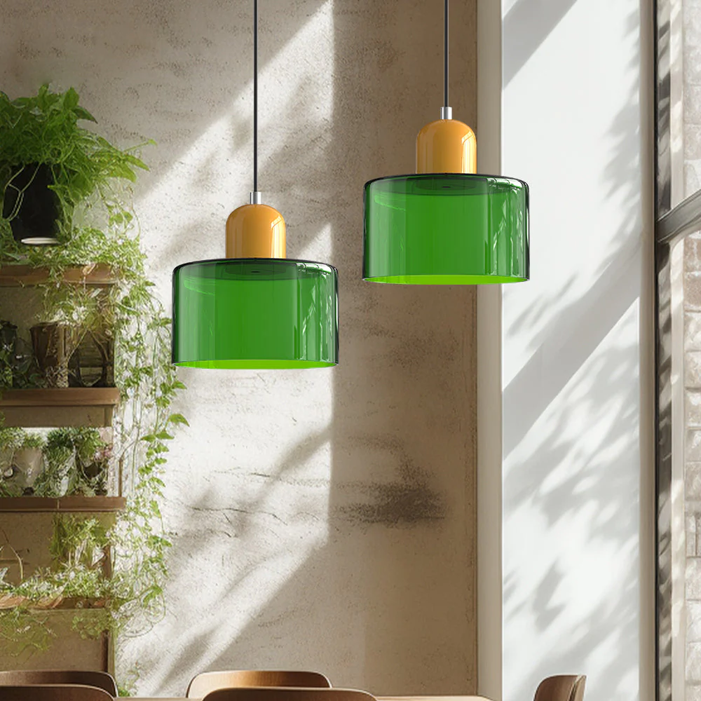 Modern Bauhaus Fresh Glass Pendant Light For Kitchen Island - Image 45