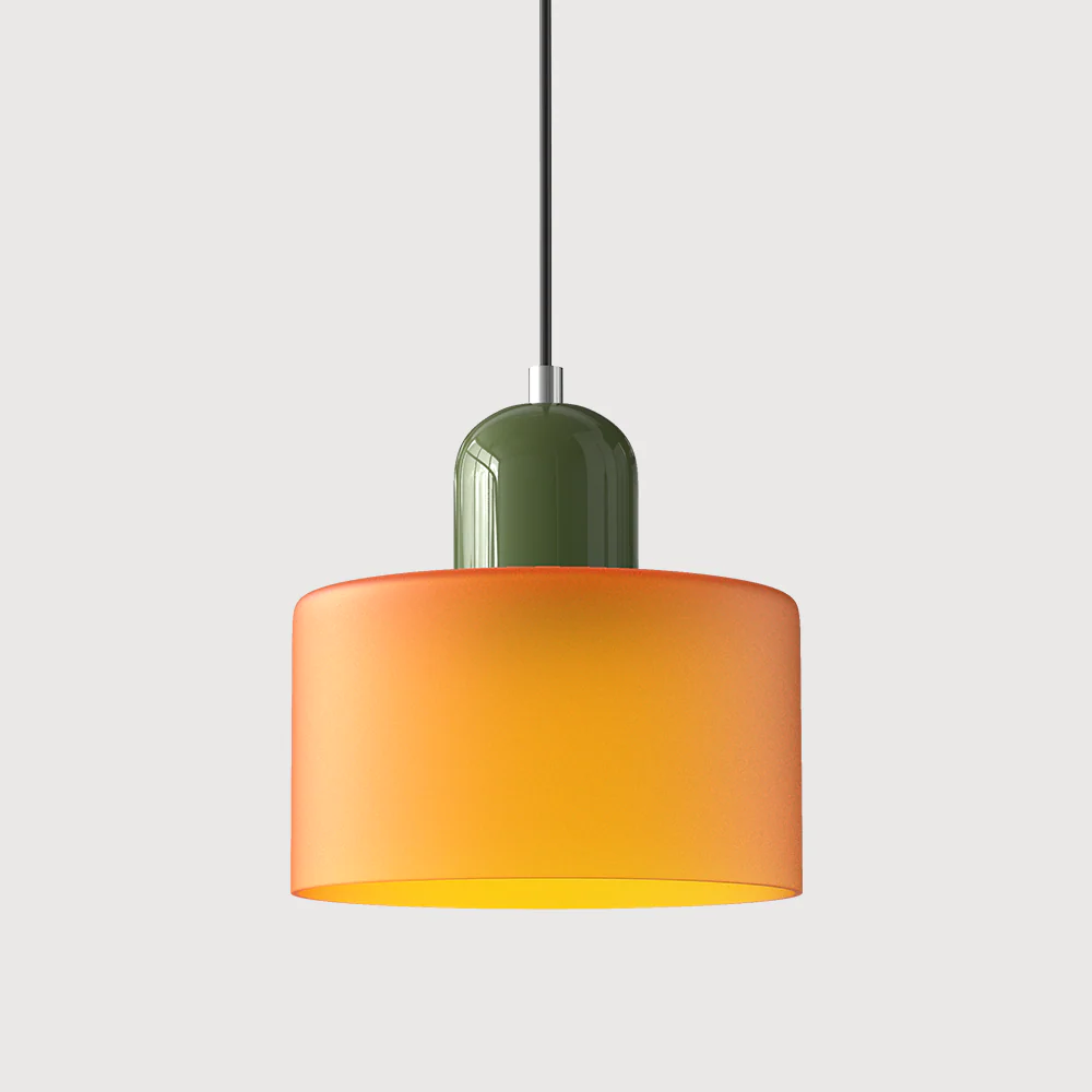 Modern Bauhaus Fresh Glass Pendant Light For Kitchen Island - Image 5