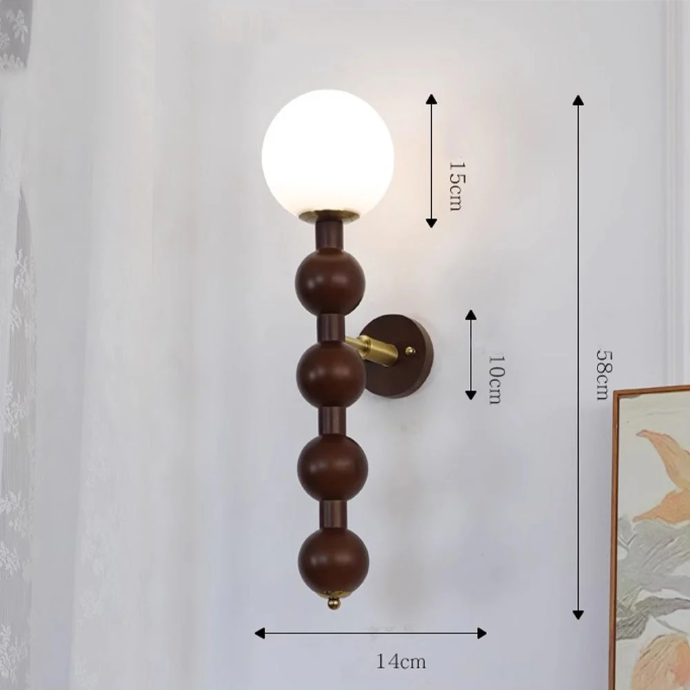 Bauhaus Long Multiple Balls Metal Wall Light - Image 9