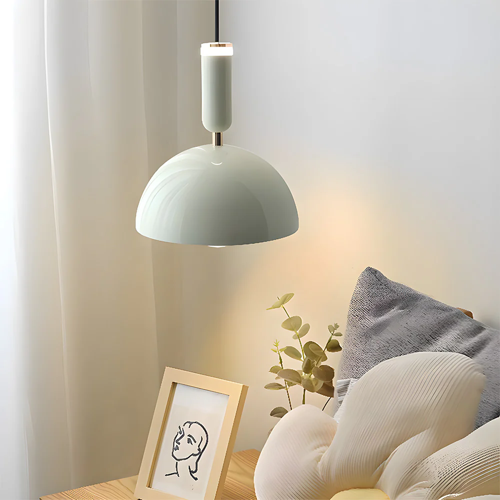 Bauhaus Modern Stained LED Pendant Light - Image 11