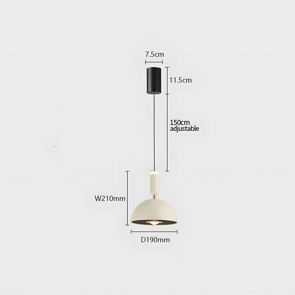 Bauhaus Modern Stained LED Pendant Light - Image 13