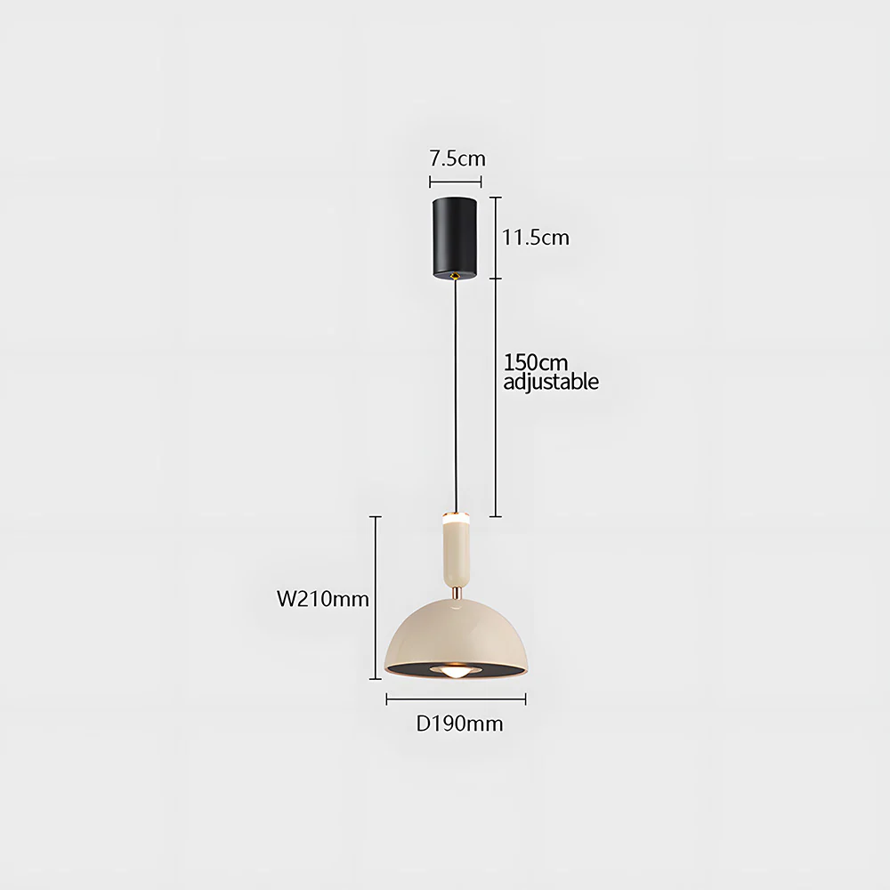 Bauhaus Modern Stained LED Pendant Light - Image 16