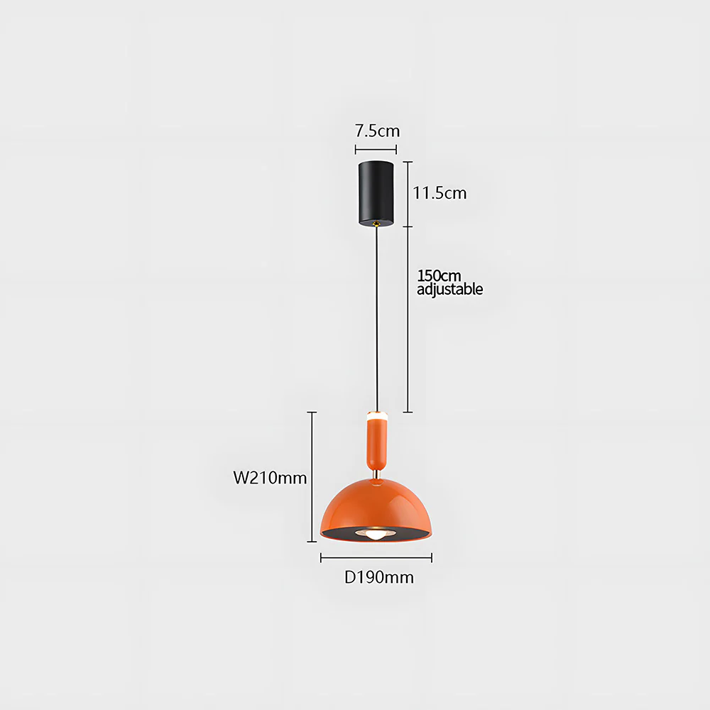 Bauhaus Modern Stained LED Pendant Light - Image 22
