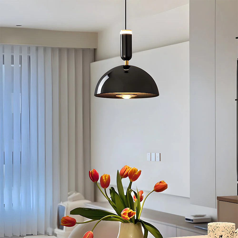 Bauhaus Modern Stained LED Pendant Light - Image 6