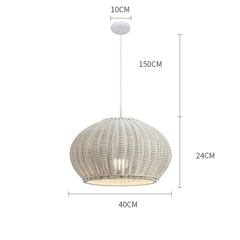 Bauhaus Weaving Lantern Shade Pendant Light - Image 8
