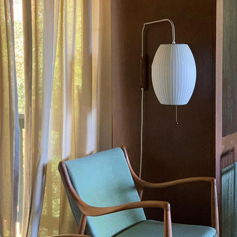 Bauhaus White Silk Wall Lamp - Image 11