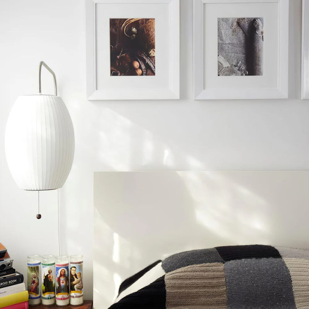 Bauhaus White Silk Wall Lamp - Image 14