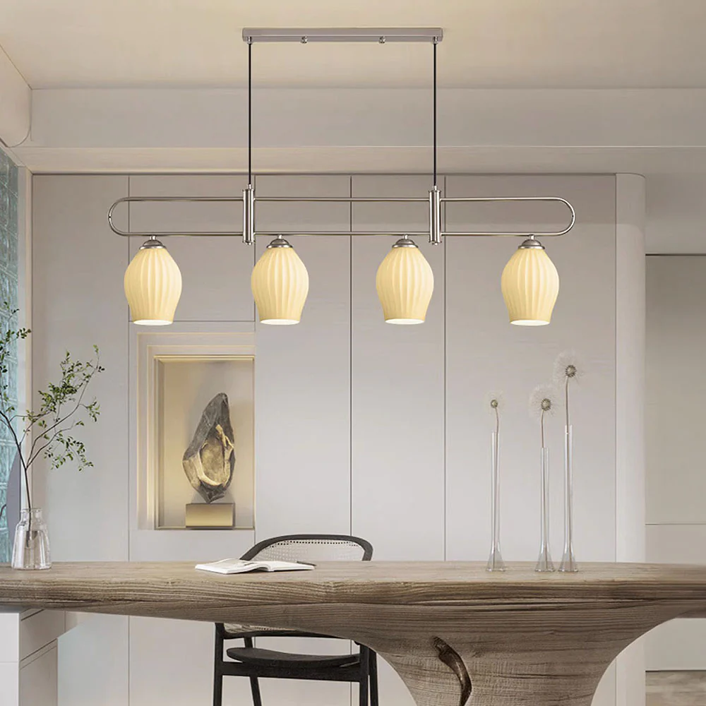 Modern Simple Glass Dining Room Colorful Ceiling Light - Image 10