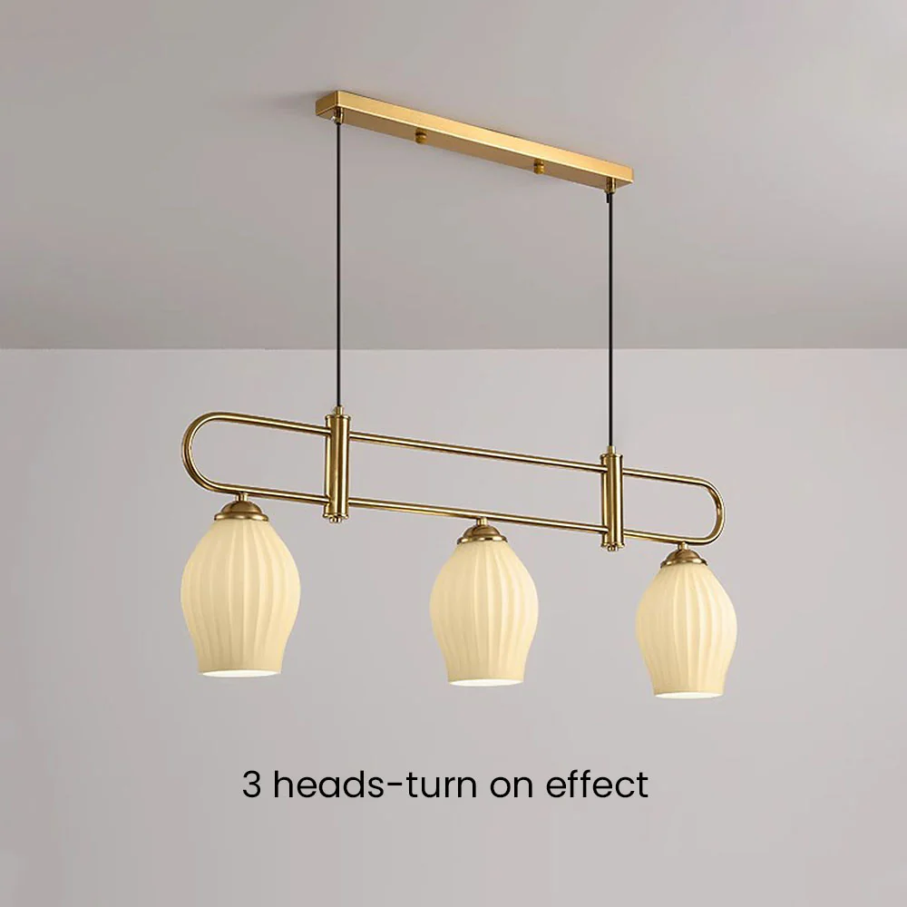 Modern Simple Glass Dining Room Colorful Ceiling Light - Image 18