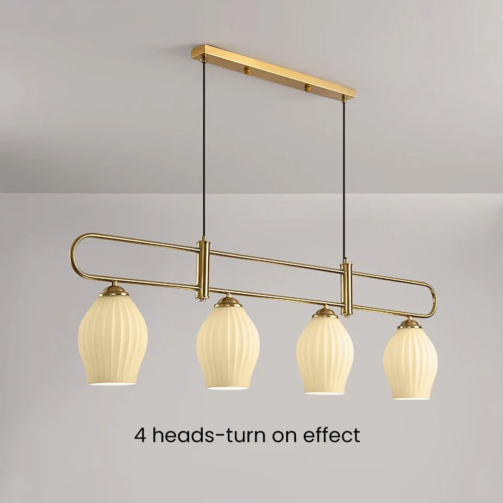 Modern Simple Glass Dining Room Colorful Ceiling Light - Image 24