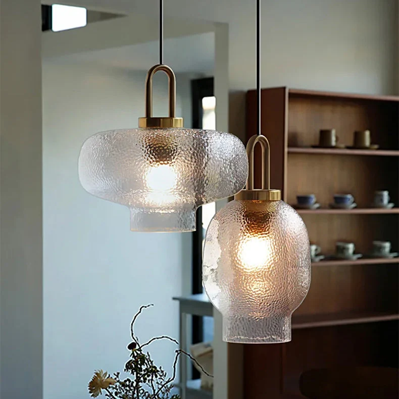 Clear Frosted Glass Pendant Light for Kitchen - Image 3