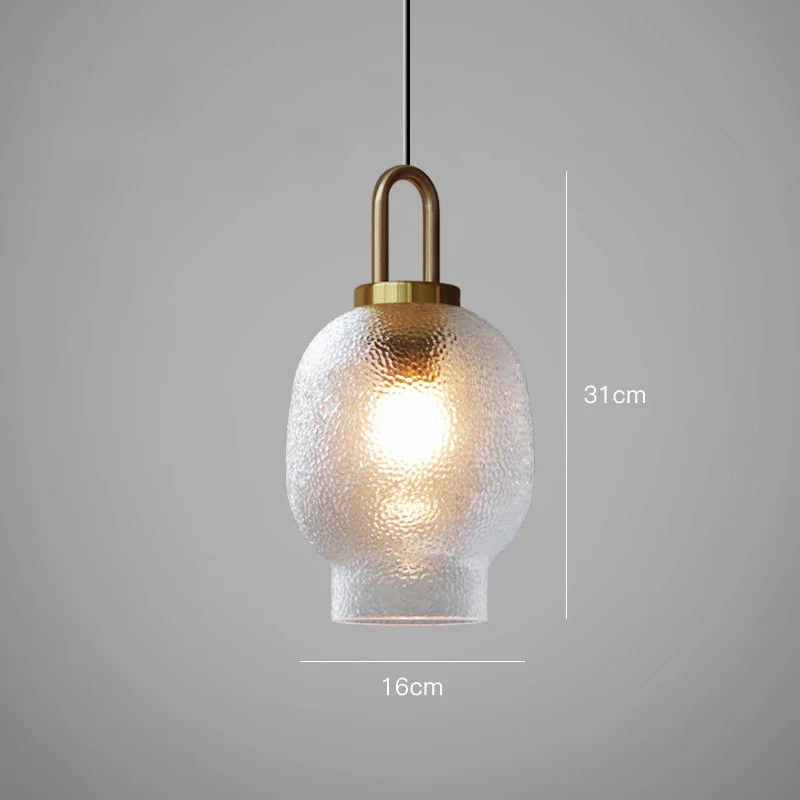 Clear Frosted Glass Pendant Light for Kitchen - Image 9
