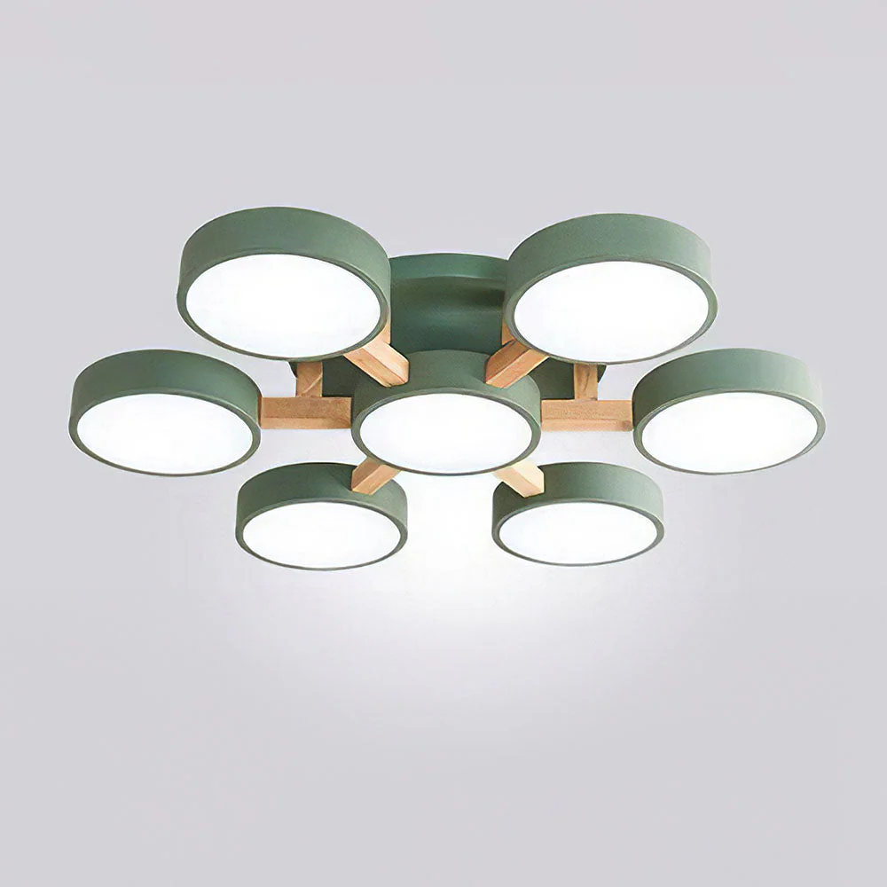 Contemporary Acrylic Multi-Heads Ceiling Light - Image 16