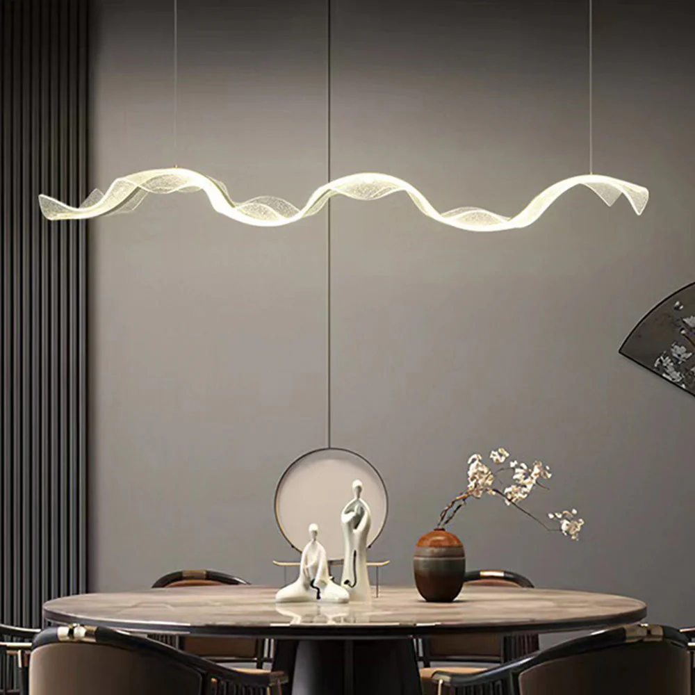 Contemporary Creative Water Ripple Pendant Light - Image 13