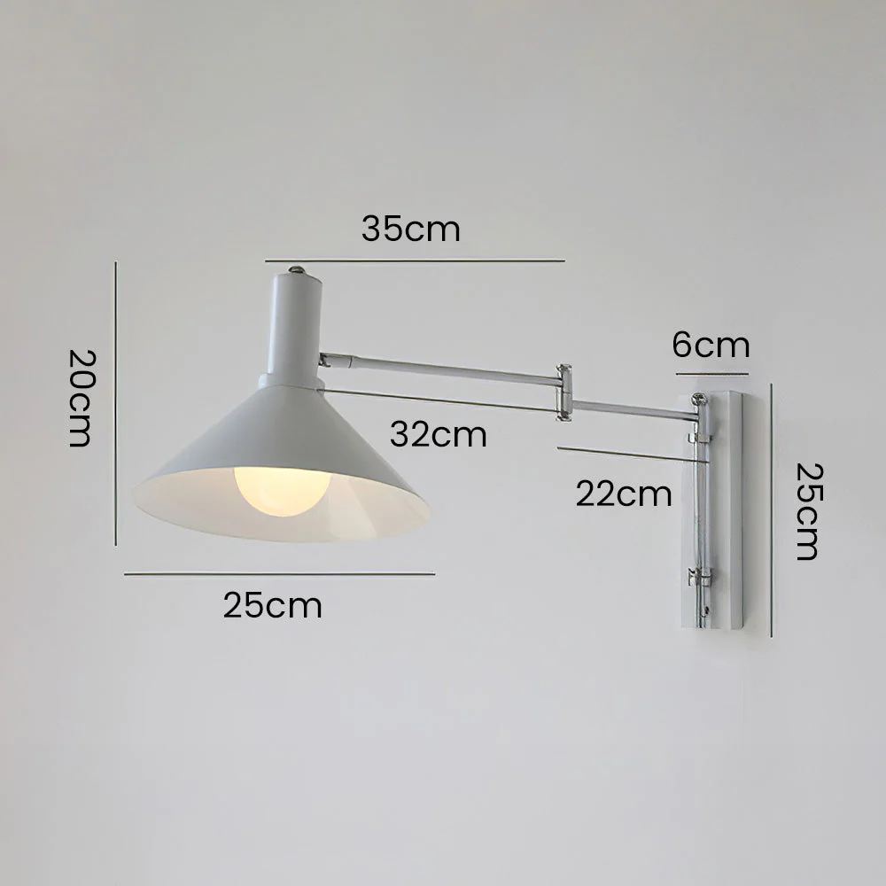 Contemporary Rotatable Iron Wall Light - Image 9