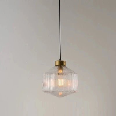 Contemporary Simple Clear Glass Pendant Lamp - Image 11