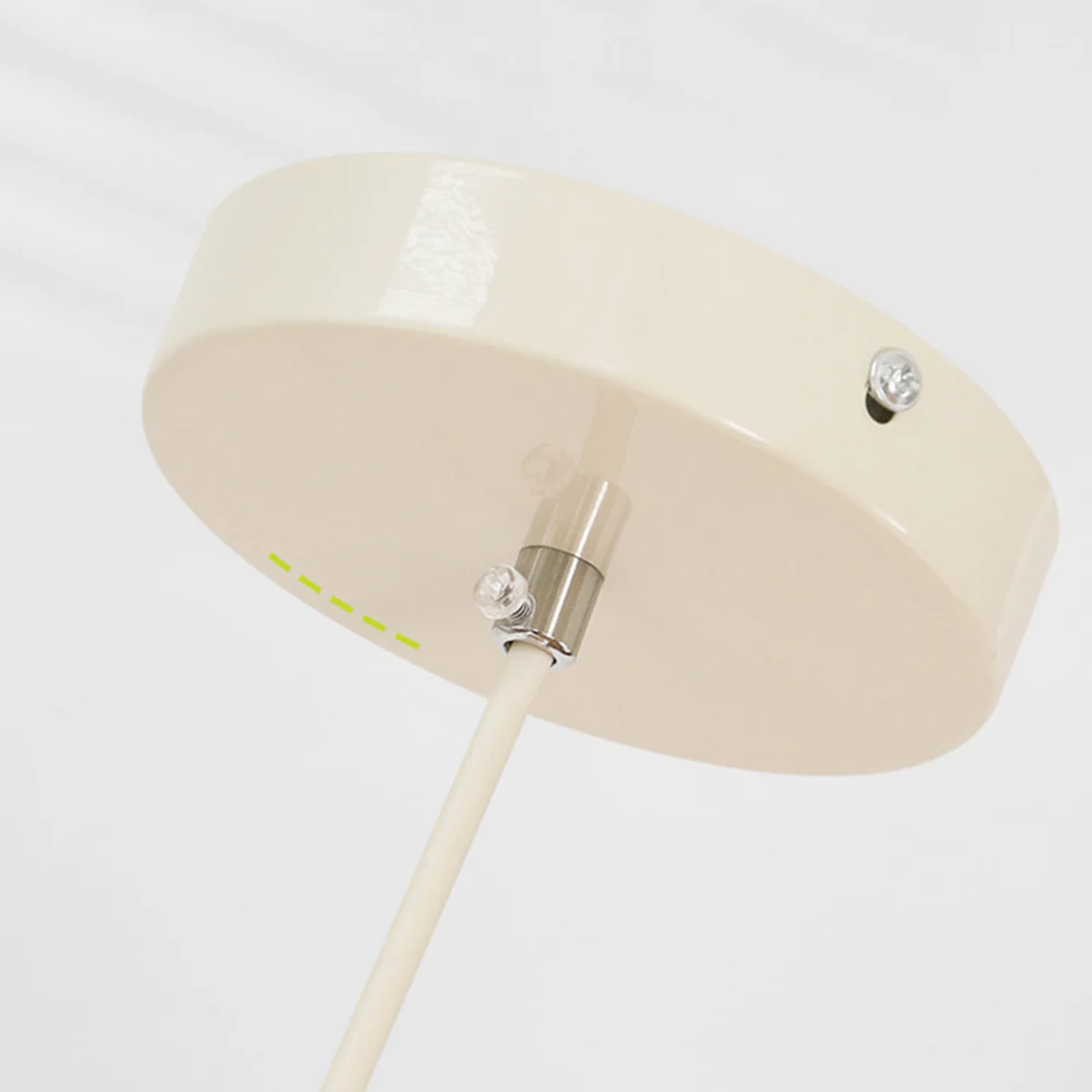 Cream Glutinous Rice Ball Bowl Pendant Light - Image 11