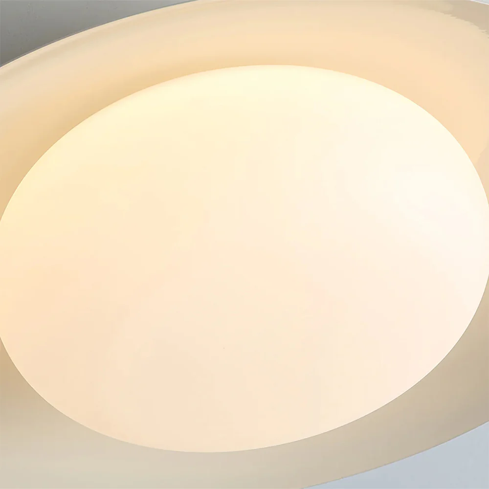 Cream Round White Ceiling Light - Image 17