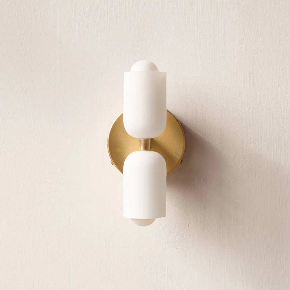 Modern Creamy Double Heads Wall Sconce - Image 3