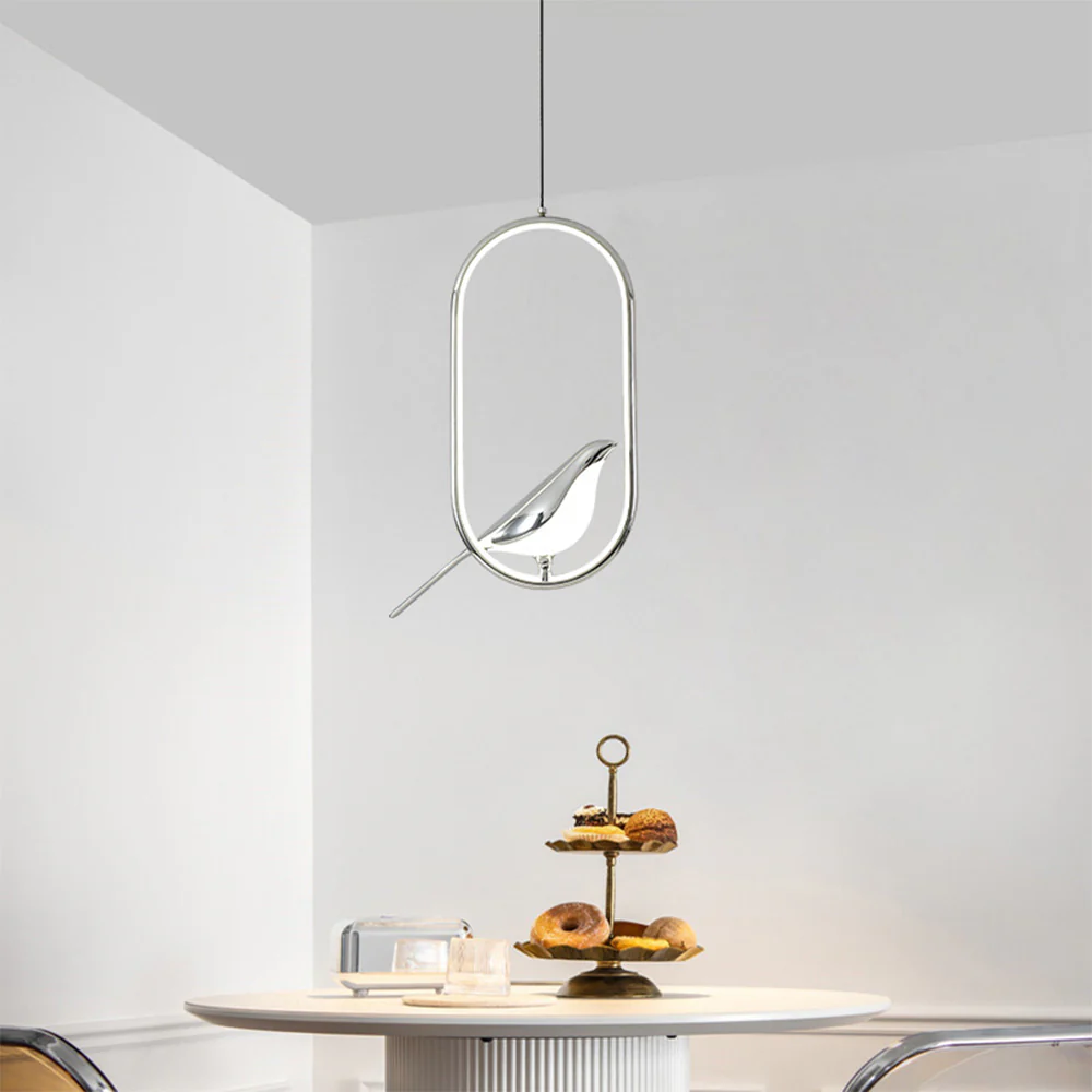 Creative Birds LED Oval Pendant Light - Image 8