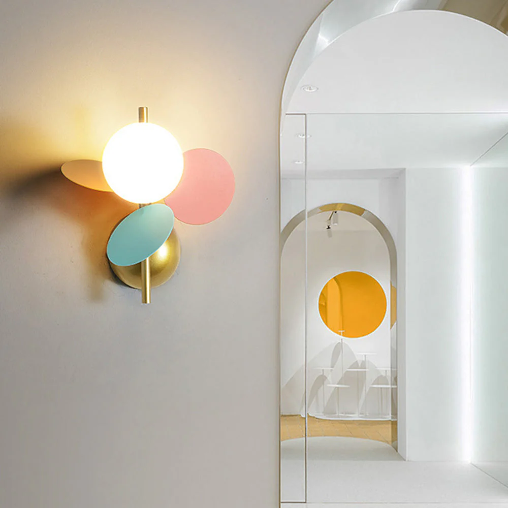 Creative Macaron Multi-Leaves Wall Lamp - Image 2