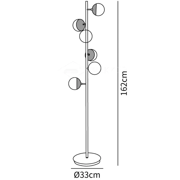 Creative Magic Tree Glass Floor Lamp - Image 9
