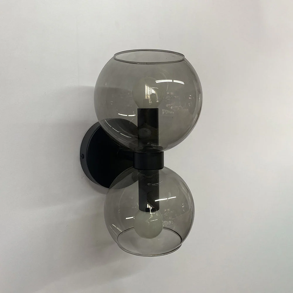 Creative Modern 2 Heads Glass Wall Lamp - Image 8