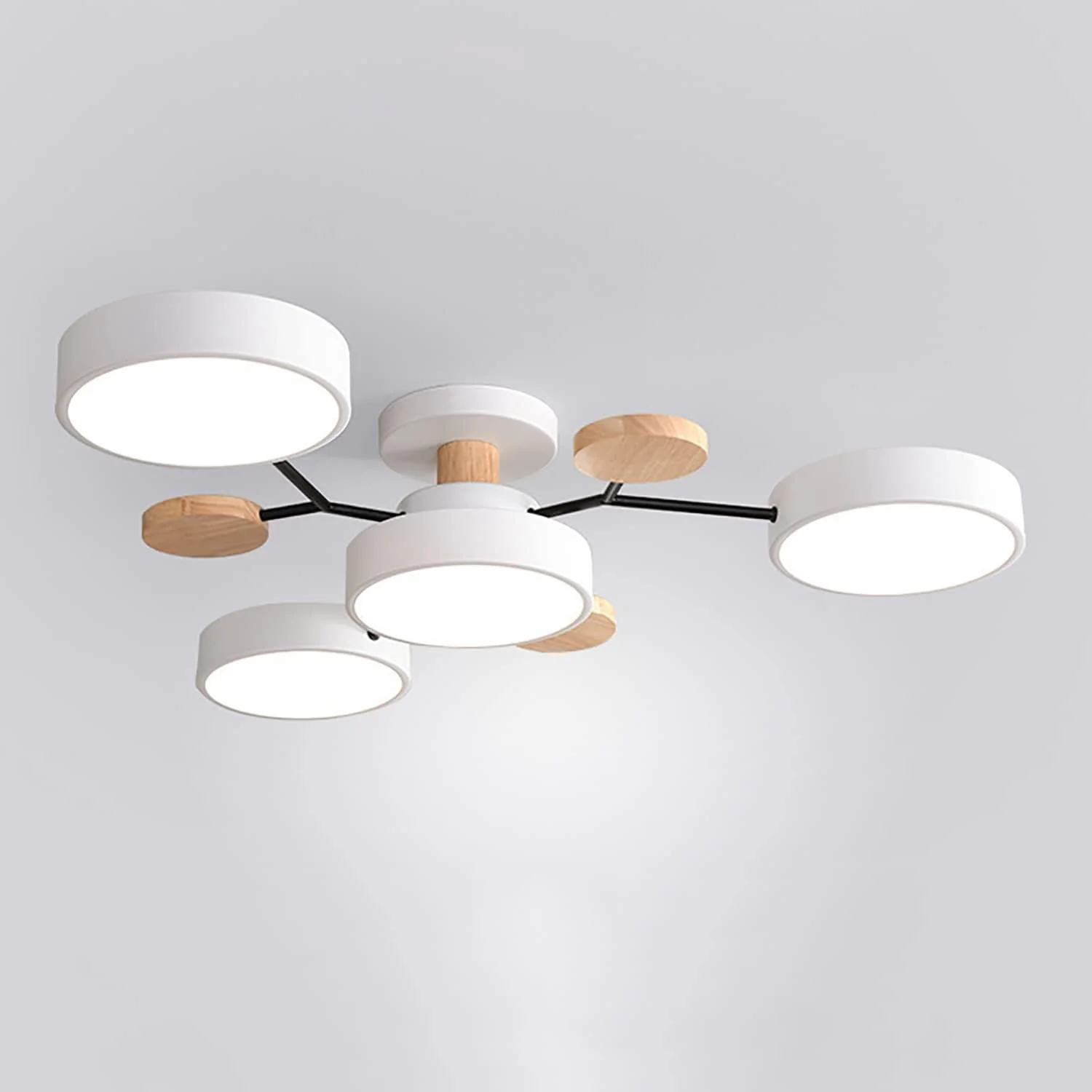 Creative Iron LED Semi-Flush Ceiling Light - Image 26