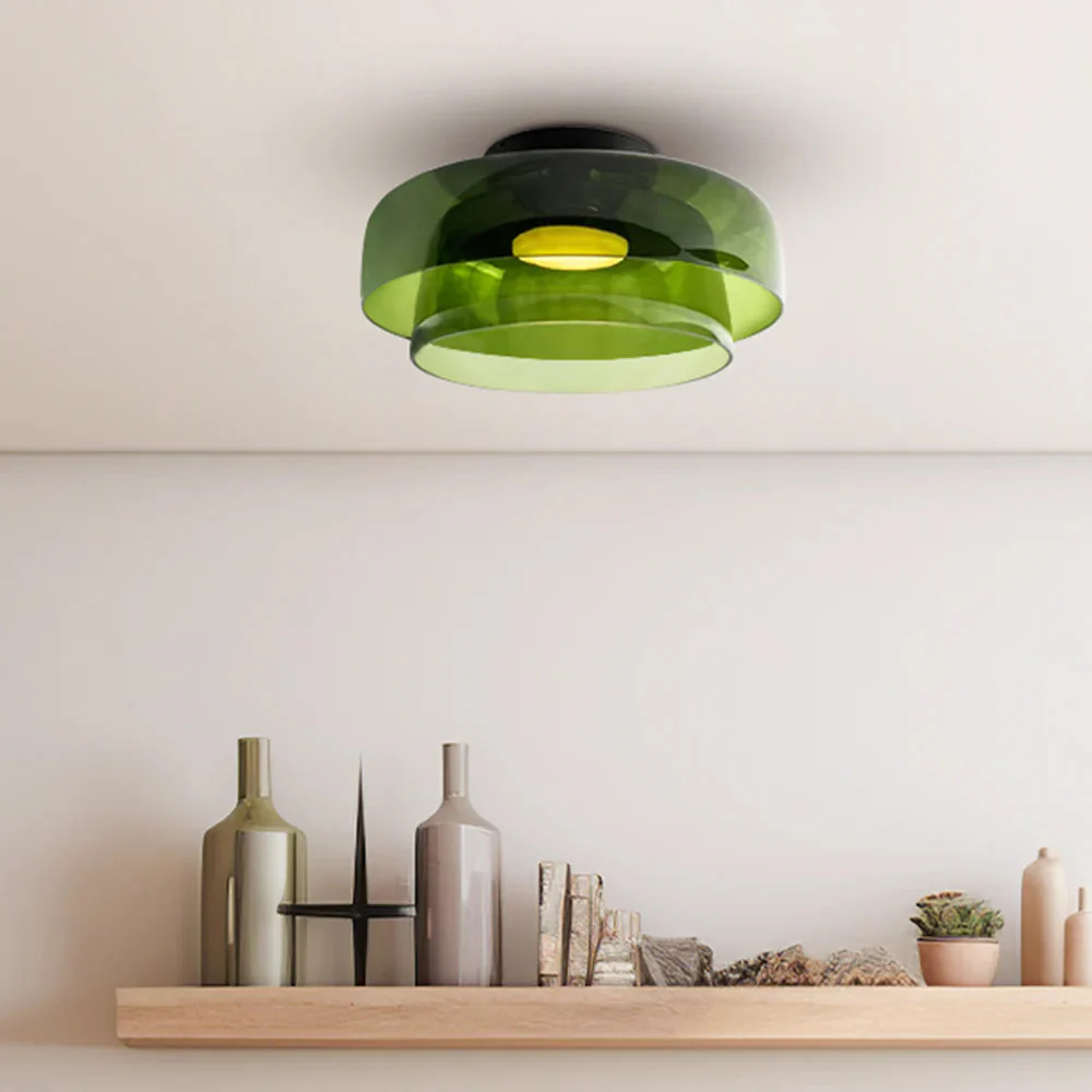 Creative Multi-Layer Glass Living Room Ceiling Light - Image 36