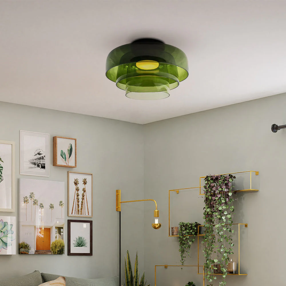 Creative Multi-Layer Glass Living Room Ceiling Light - Image 41