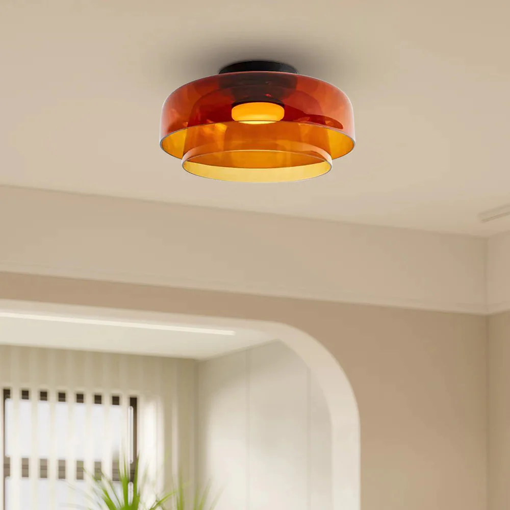 Creative Multi-Layer Glass Living Room Ceiling Light - Image 8