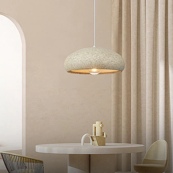 Creative Stone Beige Pendant Light For Dining Room - Image 2