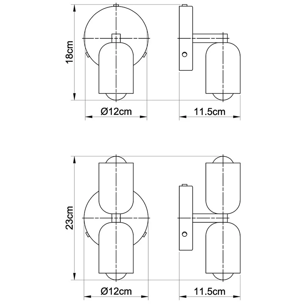 Simple Decorative Metal Living Room Wall Light - Image 7