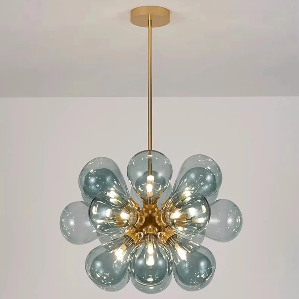 Design Bubble Glass Globe Sputnik Chandelier for Dining Room - Image 2