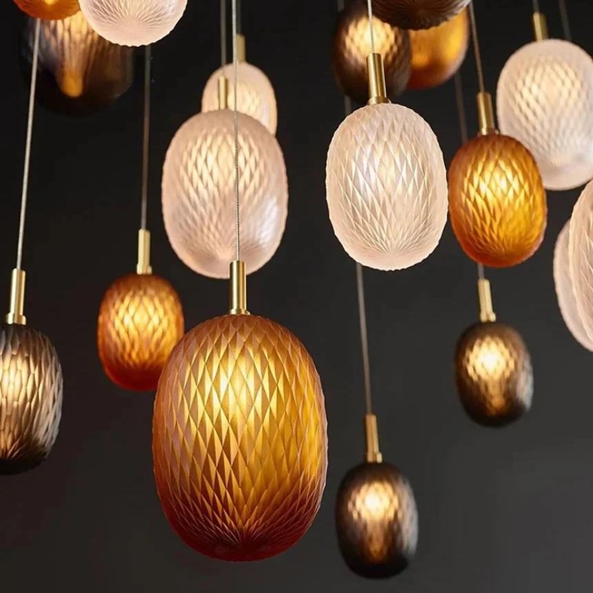 Design Stained Glass Ball Pendant Light - Image 4