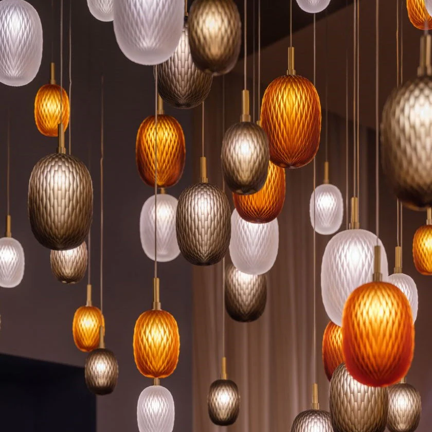 Design Stained Glass Ball Pendant Light - Image 5