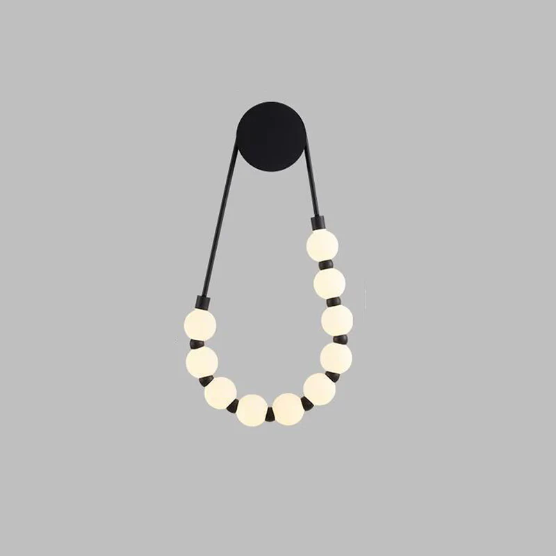 Elegance Loop Long Acrylic White Wall Light - Image 16