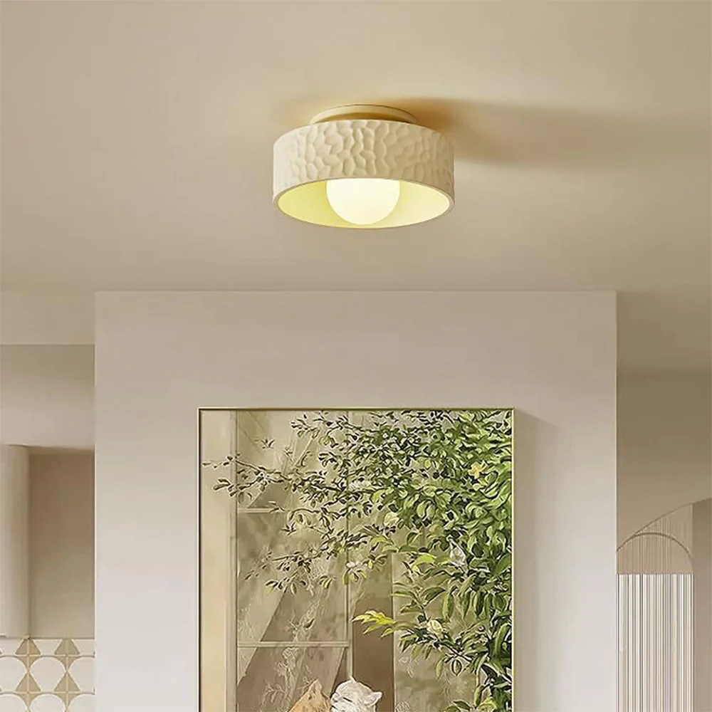 French Cream Simple Creativity Ceiling Light