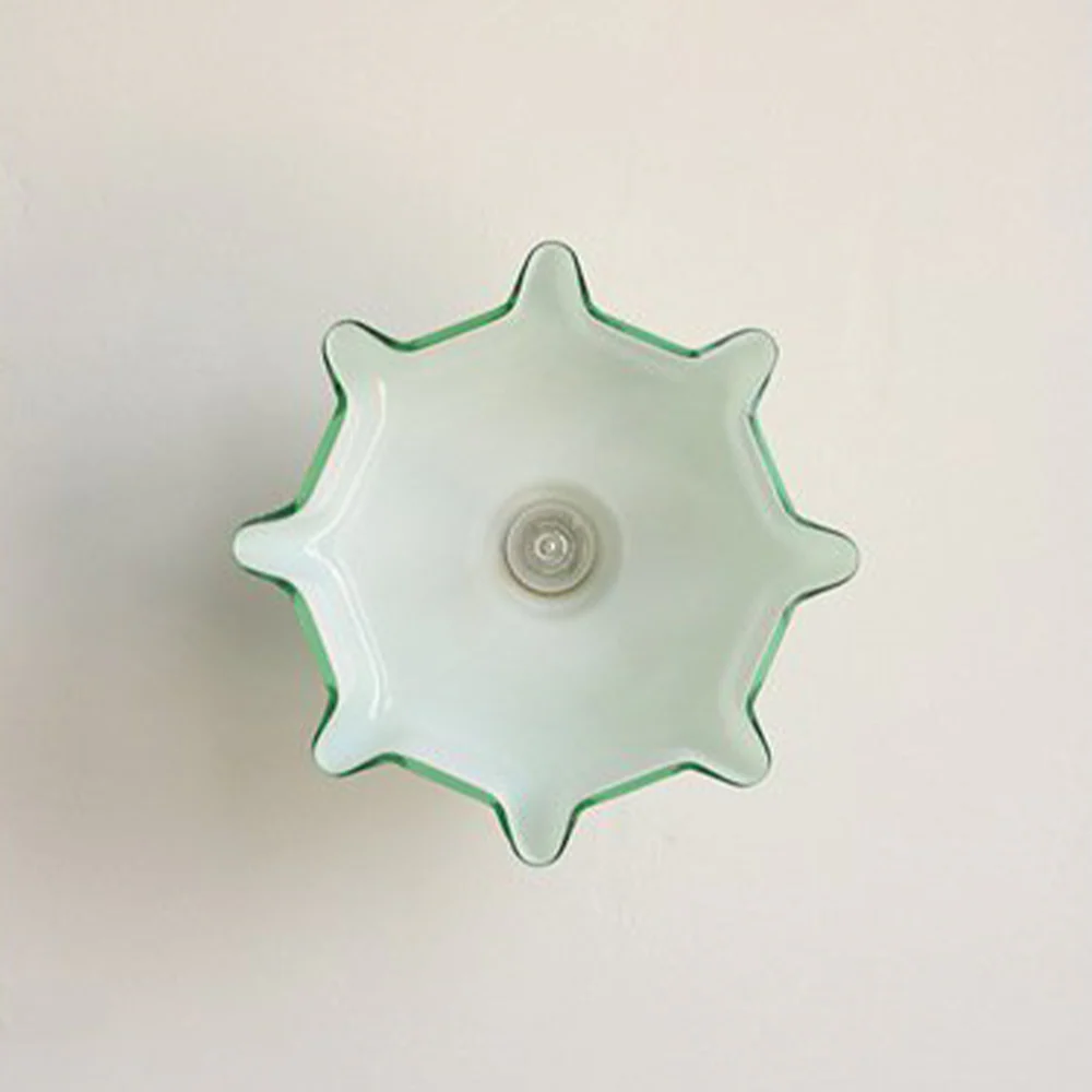French Glass Lampshade Kitchen Island Ceiling Lamp - Image 3
