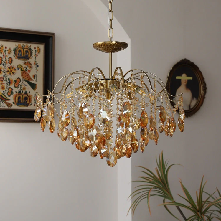 French Light luxury Romantic Crystal Chandelier - Image 2