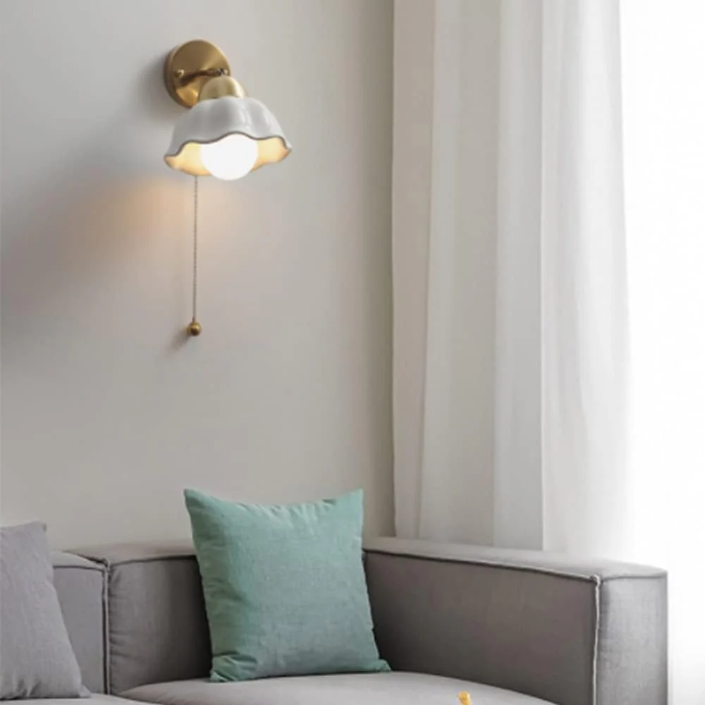 French White Adjustable White Wall Light - Image 5