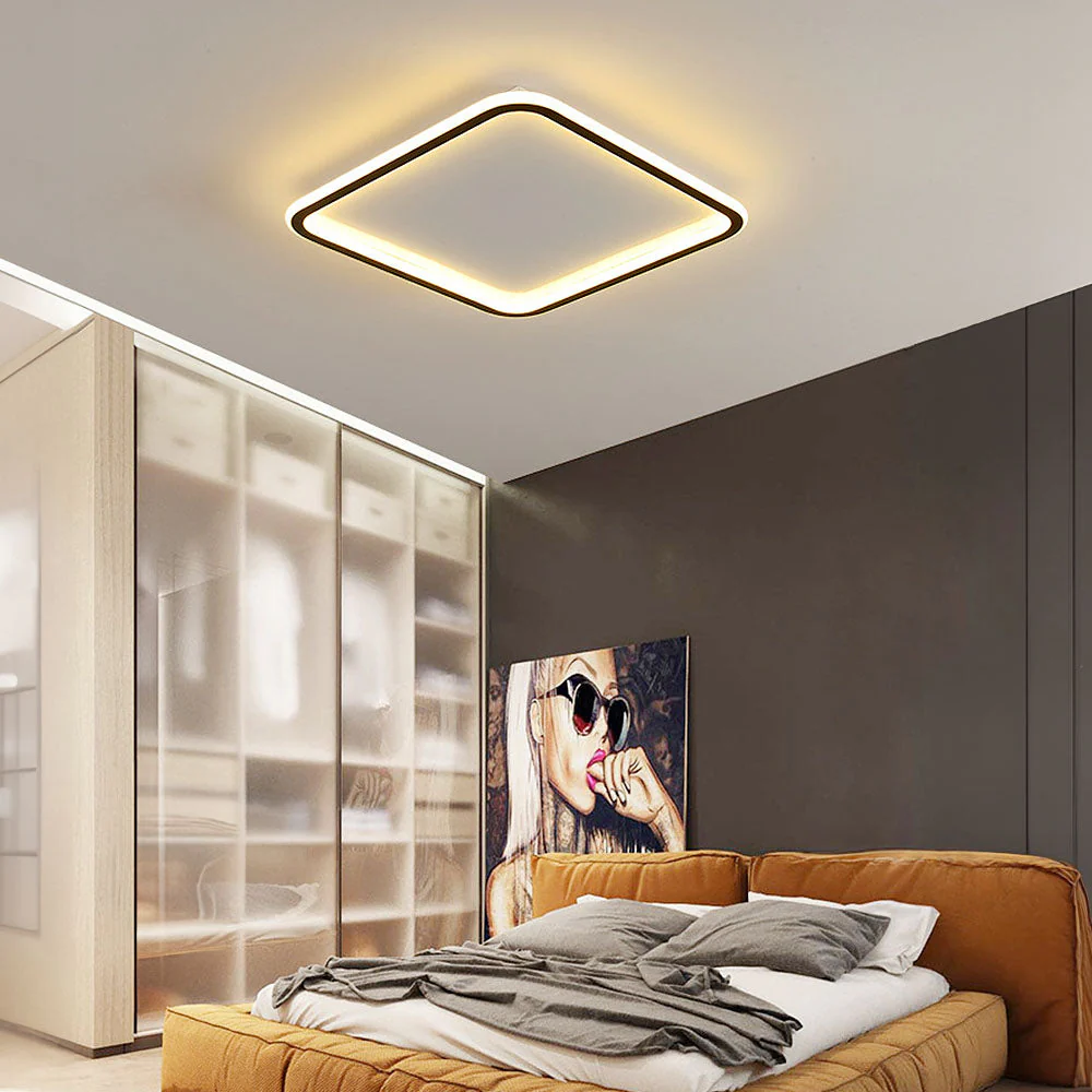Geometry Square Hollow LED Ceiling Light - Image 5